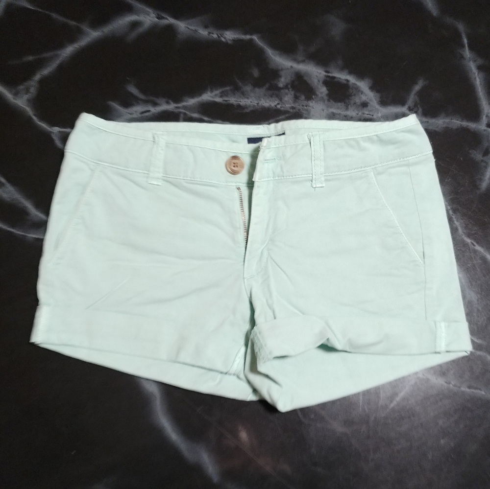 ae midi short in seafoam